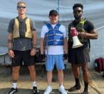 Rooney, Hart and Richards row down Hudson River