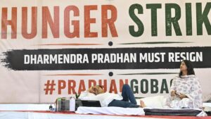 Hunger strike junction at Jantar Mantar