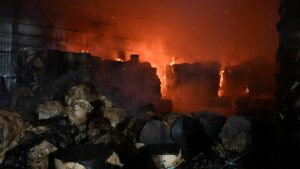 Fire breaks out at paper packaging unit in Shivamogga