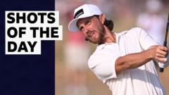 ‘Absolutely fabulous’ – best shots from third round of The Open