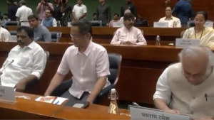 Opposition walks out of all-party meeting over presence of rebel Trinamool faction