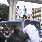 Clash erupts between BJP & Cong workers in Hyderabad; Telangana BJP chief Ramchander Rao detained