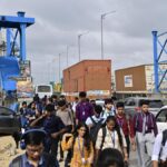 Delayed foot overbridge on Bengaluru-Mysuru highway puts pedestrians crossing busy road at risk