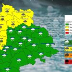 Heavy rainfall forecast in nine Telangana districts on July 5
