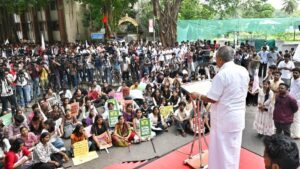 Kerala Opposition Leader Pinarayi Vijayan targets PM Modi over NEET irregularities; hits out at Centre for police crackdown on student protests in New Delhi