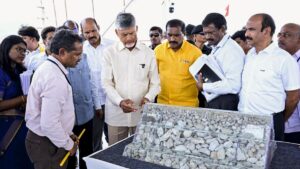 Naidu reviews Polavaram works, stresses timely completion