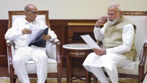 Monsoon session: Sharad Pawar, Supriya Sule meet PM Modi in Parliament