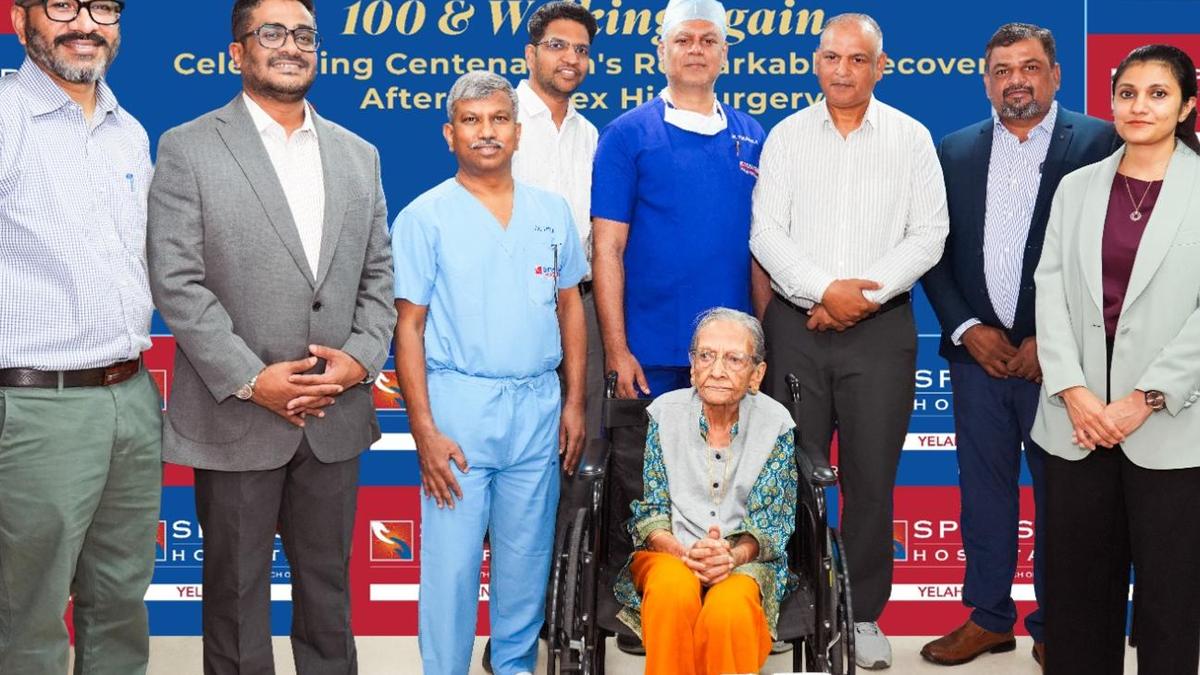Centenarian regains mobility after complex hip replacement surgery