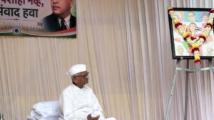Social activist Anna Hazare undertakes ‘maun andolan’ to support protesting students