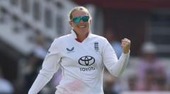 Ecclestone makes history as England fight back