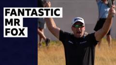 ‘What a way to take it’ – best of Fox’s winning final round at The Open