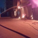 Six rescued as fire guts scrap godown, spreads to residential building in Meerpet