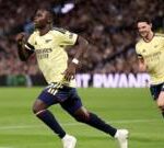 How did match-winner Saka do at Villa Park?