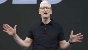 Apple’s Tim Cook joined by Howard Lutnick in opening Houston manufacturing plant