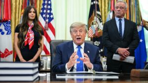 Trump signs executive order calling for fewer childhood vaccines, falsely linking shots to autism