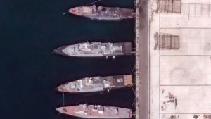Ukraine attacks Russian grain export terminals in Black Sea, prompting warning about food markets