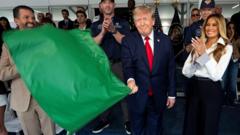 Trump waves green flag to start IndyCar race through Washington streets