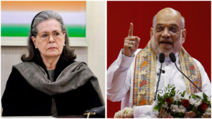 ‘Congress should feel ashamed’: Amit Shah targets Sonia Gandhi over Vande Mataram row