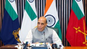 Cong. stance on Vande Mataram a very serious issue, says Rajnath