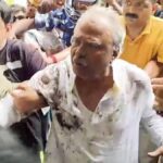 Former Trinamool MLA Nirmal Ghosh mobbed outside police station