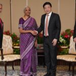 Sitharaman-led ministerial delegation meets Singapore PM Lawrence Wong