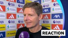 ‘Proud but disappointed’ – Glasner’s mixed emotions after Forest draw