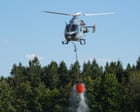 Greek wildfire kills two people as aircraft deployed to blaze at Belgian nature reserve