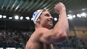 French swimmer Léon Marchand wins gold in Euros 400m freestyle
