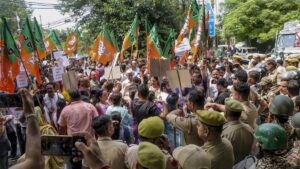 BJP mounts major protest against NC government in Jammu, accuses it of failing on promises