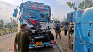 At least five CRPF personnel injured in accident on Jammu-Srinagar National Highway