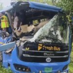Six killed, 12 injured as Hyderabad-Eluru electric bus rams into container truck near Suryapet