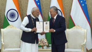 PM Modi conferred with Uzbekistan’s prestigious ‘Oliy Darajali Do’stlik’ Order