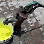 Groundwater that glows yellow-green in U.P.
