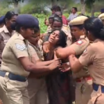 Woman farmer breaks down as over 100 trees felled for power tower in Kallakurichi