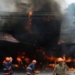 Fire ravages restaurant near Kochi airport in Kerala