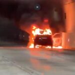 1 burnt to death after moving car catches fire at Venganoor in Thiruvananthapuram