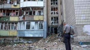 Russian missile attack kills at least 13 in Kyiv