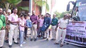 Cuddalore Collector flags off experiential learning tour for government school students on biodiversity and climate change
