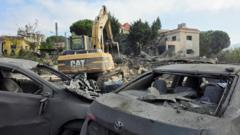 Israeli strikes in southern Lebanese village kill 12