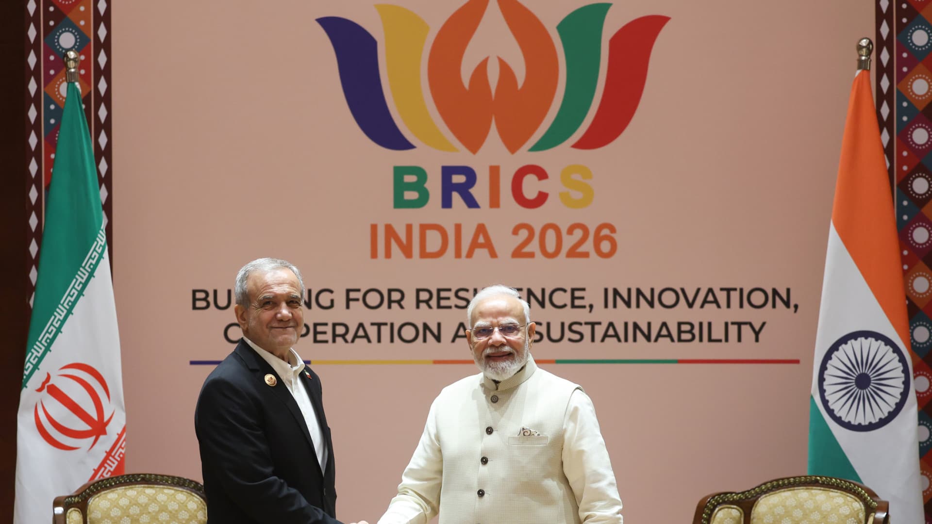 Tehran won’t surrender to the U.S., Iranian President Pezeshkian says, as India’s Modi urges dialogue and peace