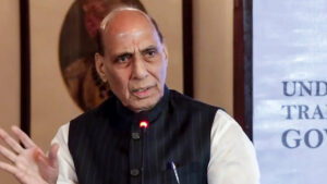 Rajnath: Modi blunted oppn’s ‘false narrative’ with governance