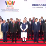 Brics summit day 2: PM Modi, Putin, Xi join world leaders at Bharat Mandapam for family photo – Video