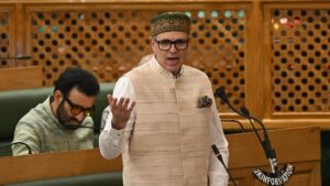 J&K CM moves resolution for full Statehood restoration in assembly; BJP MLAs protest