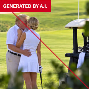 An A.I. Image of Trump Kissing a Woman Was Fake. It Spread Anyway.