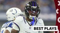 Diving catches and a 60-yard touchdown – best plays of NFL week one