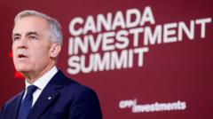 Data centres and pipelines up for grabs as Carney pitches Canada to investment giants