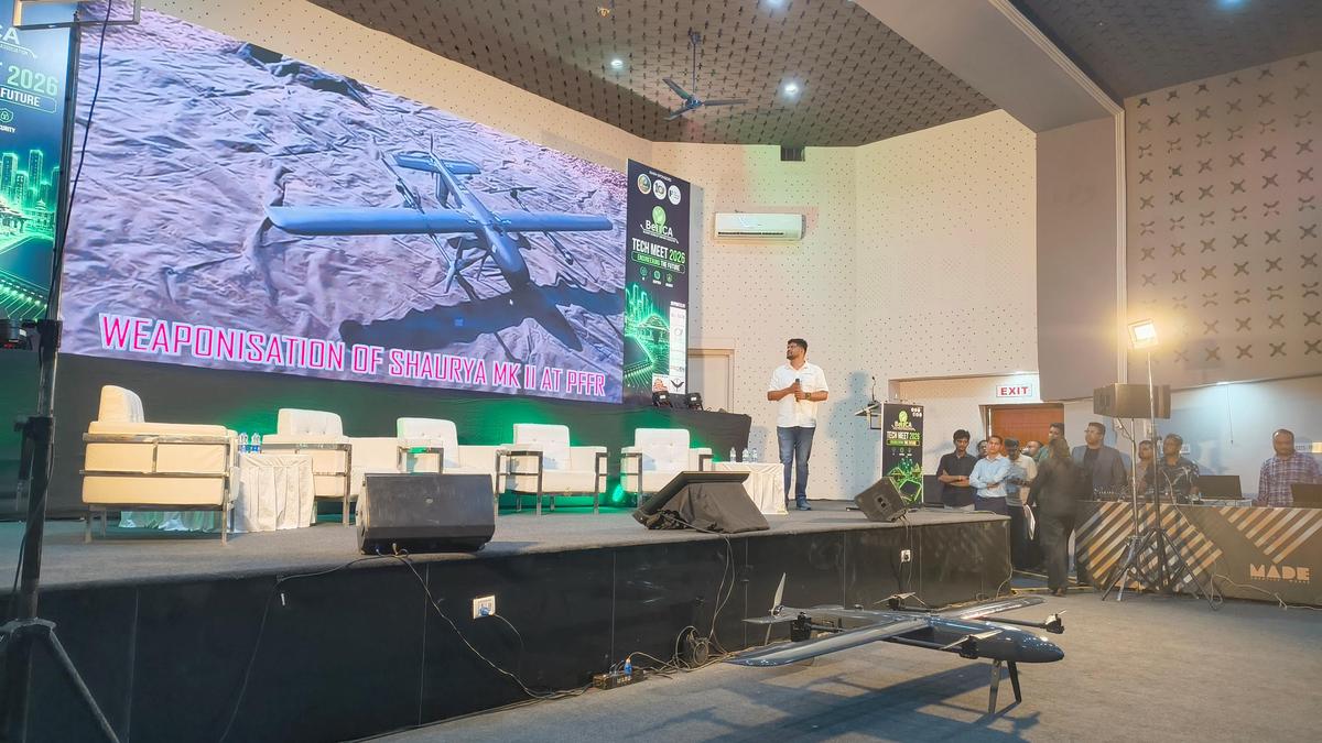 Locally-built drone is highlight of Belagavi tech summit