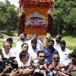 Congress MPs inspect Siddipet lands, allege irregularities involving Harish Rao and kin