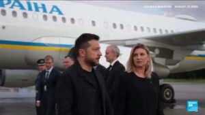 Zelensky’s plane ‘almost hit’ by drone en route to Oslo, Norway PM says