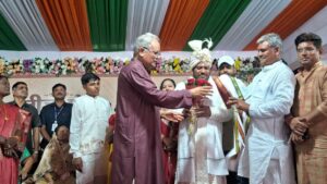 Chhattisgarh BJP Minister’s brother Guru Dhaldas Saheb joins Congress